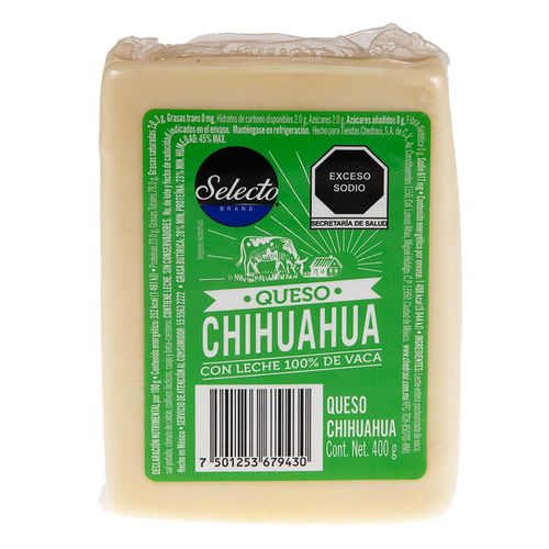 Queso Selecto Brand Chihuahua 400g