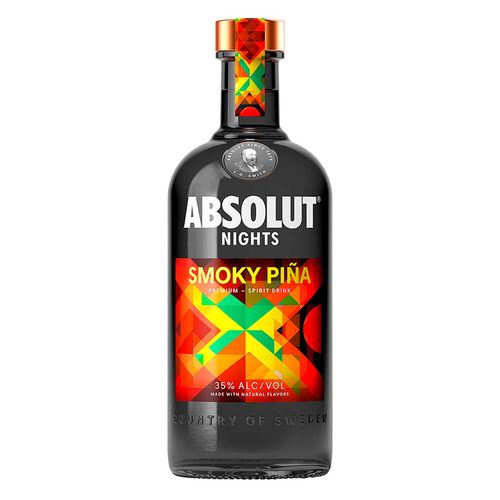 Vodka Absolut Nights Smoky Piña 700ml