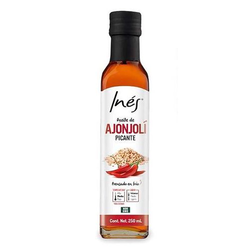 Aceite de Ajonjolí Extra Virgen Picante Inés 250ml