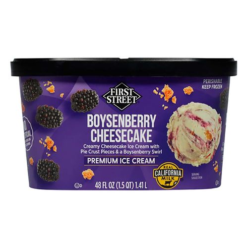 Helado First Street Chessecake Zarzamora 1.41L