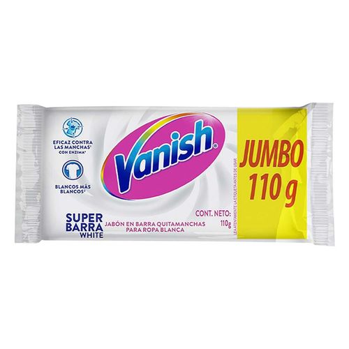 Quitamanchas en Barra Vanish para Ropa Blanca 110g