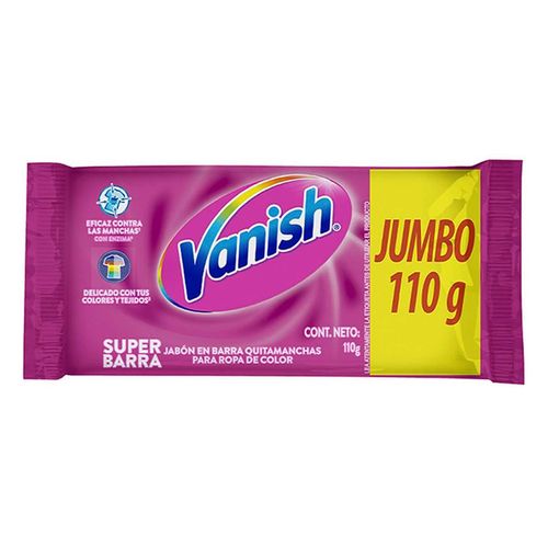 Quitamanchas en Barra Vanish para Ropa de Color 110g
