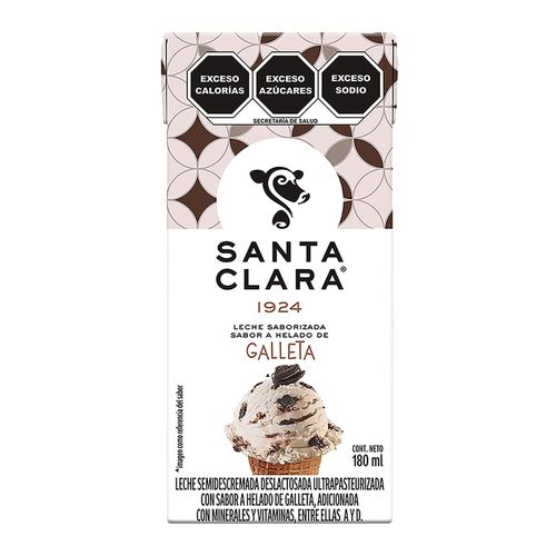 Leche Santa Clara Deslac Galleta 180ml