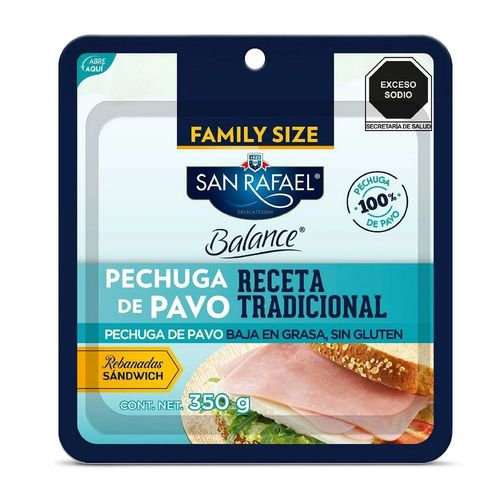 Pechuga de Pavo Tradicional San Rafael 350g