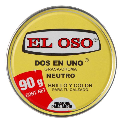 Grasa El Oso 2en1 Neutro 90g