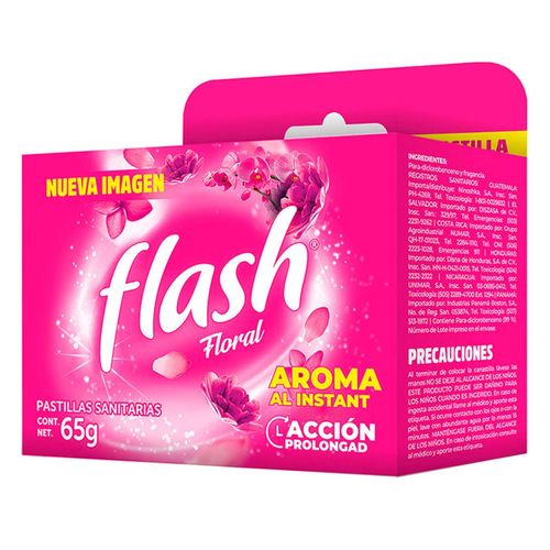Pastilla para Baño Flash Floral 65g