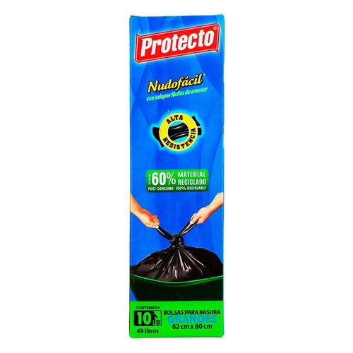 Bolsas para Basura Protecto Grande 10 Piezas