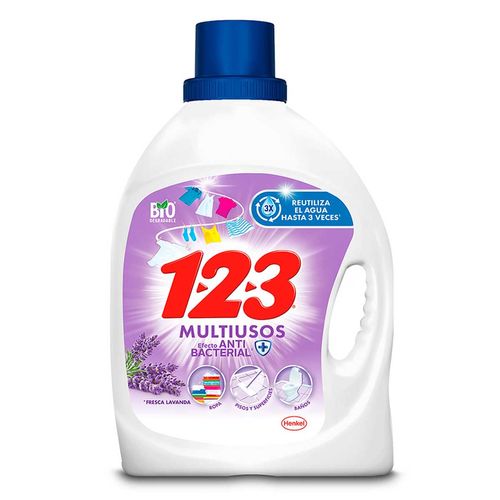 Detergente Liquido 123 Fresca Lavanda