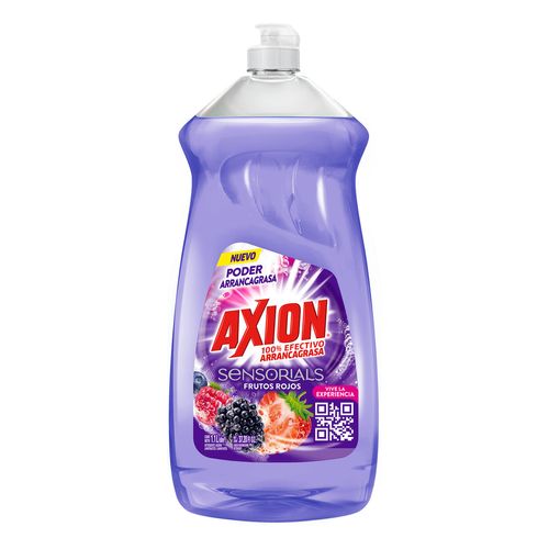 Lavatrastes Axion Sensorials Frutos Rojos Líquido 1.1L
