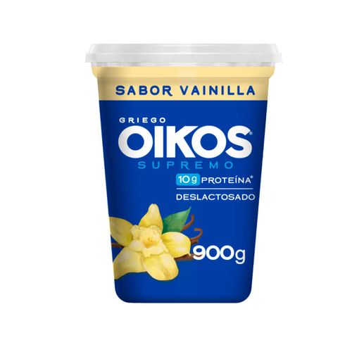 Yoghurt Griego Oikos Vainilla 900g con 10g de Proteína