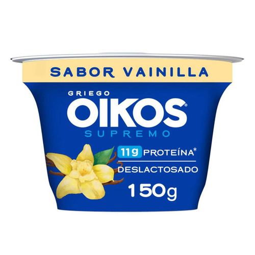Yoghurt Griego Oikos Vainilla 150g con 10g de Proteína