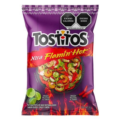 Botana Tostitos Flamin Hot 55g