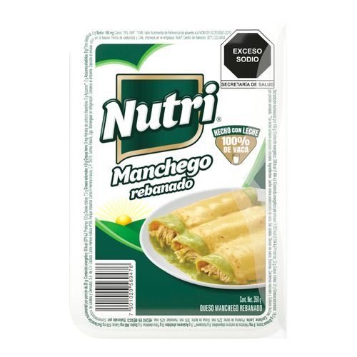 Queso Manchego Rebanado Nutrileche 350g