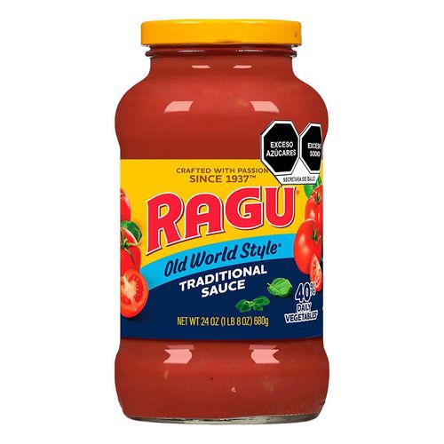 Salsa de Tomate Ragú Para Spaguetti 680g