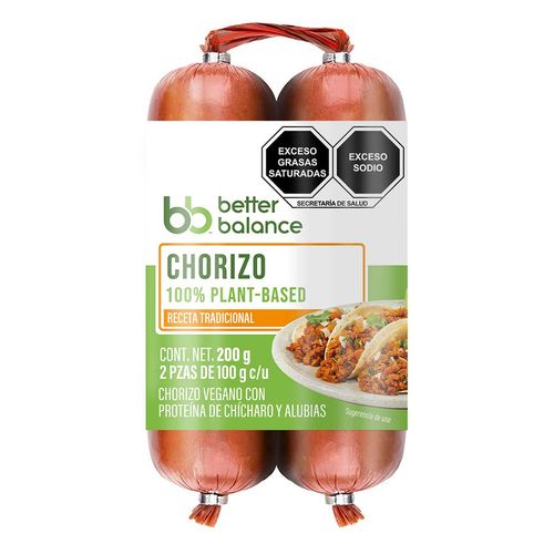 Chorizo Vegano Better Balance 210g
