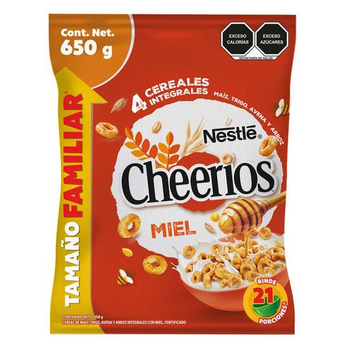 Cereal Cheerios Miel Bolsa 650g