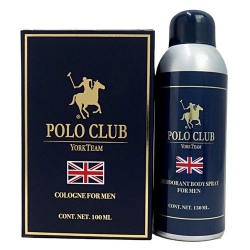 Fragancia para Caballero Polo Club England Blue 120ml + Deosodorante Blue 150ml