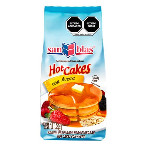 Harina San Blas para Hot Cakes de Avena 1kg