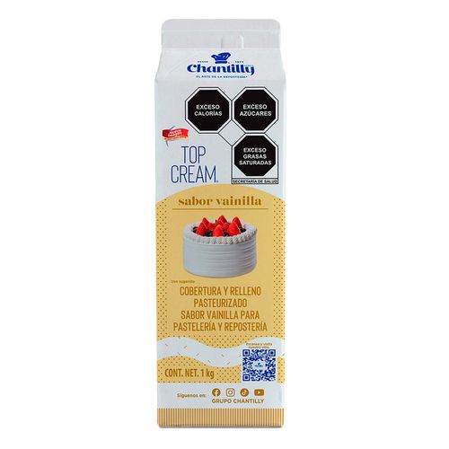 Crema Chantilly Vainilla 1L
