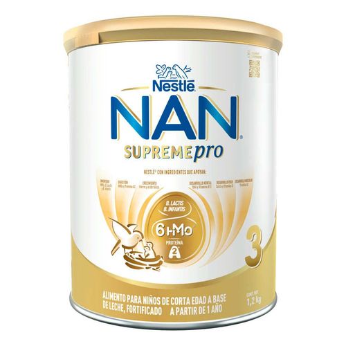 Fórmula Infantil NAN 3 Supreme Pro A Partir de 1 año 1 lata de 1.2kg
