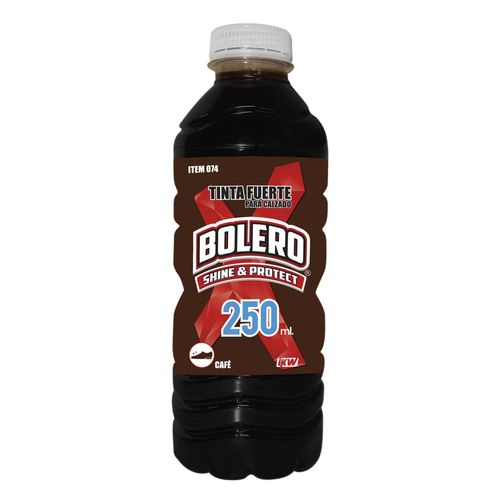 Tinta Fuerte para Calzado Boleto Café 250ml