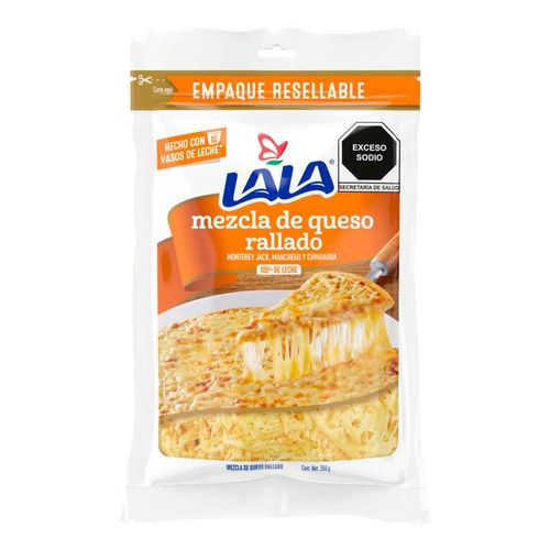 Mezcla de Queso Lala Rallado 250g
