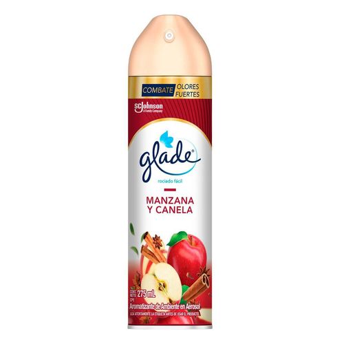 Aromatizante en Aerosol Glade Manzana y Canela 275ml