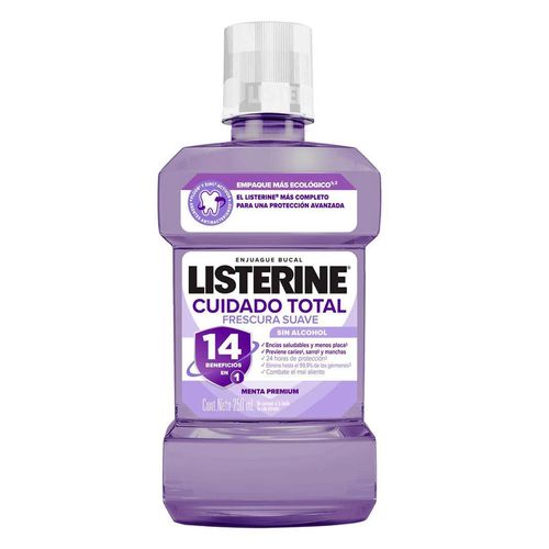 Enjuague Bucal Listerine Cuidado Total Zero 250ml