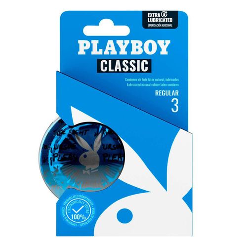 Condón Playboy Clásico 3 Piezas