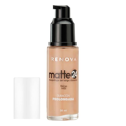 Base de Maquillaje Líquida Renova Matte 24 Beige Miel 30ml
