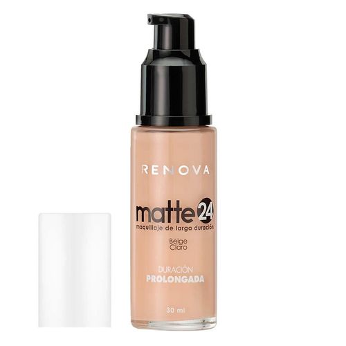 Base de Maquillaje Líquida Renova Matte 24 Beige Claro 30ml