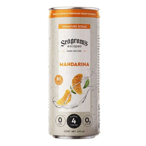 Bebida Seagram´S Hard Seltzer Mandarina 355ml