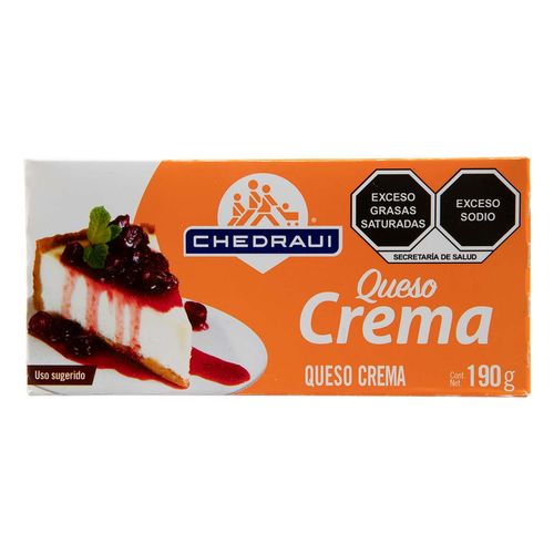 Queso Crema Chedraui 190g