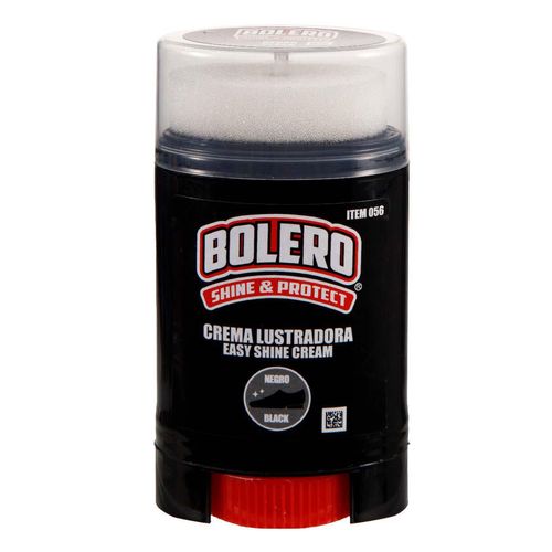 Crema Lustradora para Calzado Bolero Negra Aplica Fácil 50ml