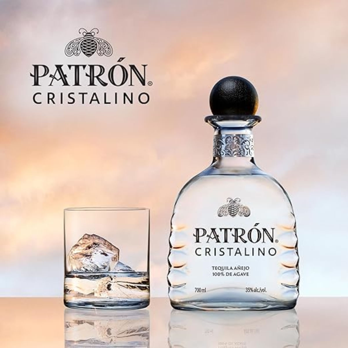 Tequila Patrón Añejo Cristalino 700ml | Chedraui