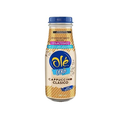 Café Olé Cappuccino Cero Deslactosado 281ml