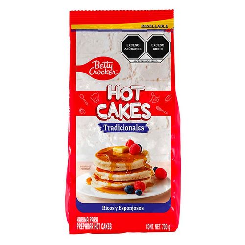 Harina para preparar hotcakes Betty Crocker Tradicional 700g