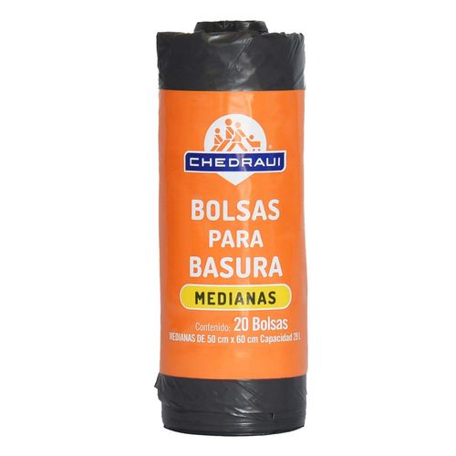 Bolsas Para Basura Chedraui Medianas 20 Piezas