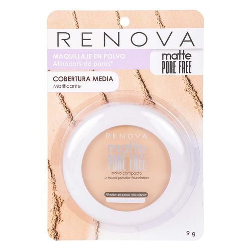 Maquillaje en Polvo Renova Beige Soleado 10.5g