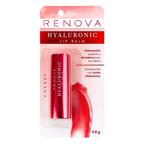 Bálsamo Labial Renova Hyaluronic Cherry 4.8g