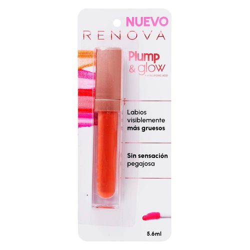 Brillo Labial Renova Plump & Glow One Kiss 5.6ml