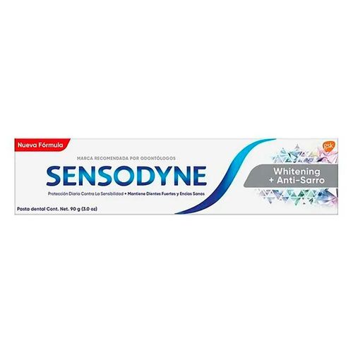Crema Dental Sensodyne Whitening  Anti- Sarro 90g