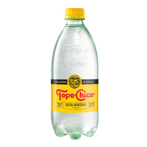 Agua Mineral de Manantial Topo Chico 6 Pack 600ml
