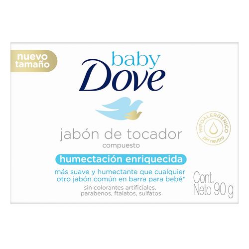 Jabón en Barra Baby Dove Humectación Enriquecida 90g