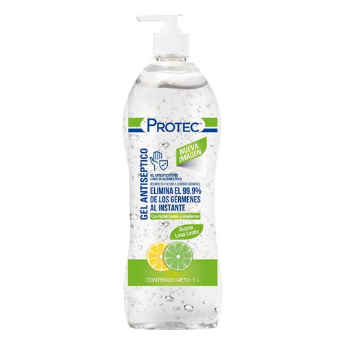 Gel Antiséptico Protec Lima Limón 1L