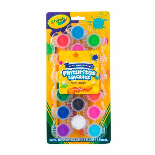 Pintura Crayola 18 Piezas