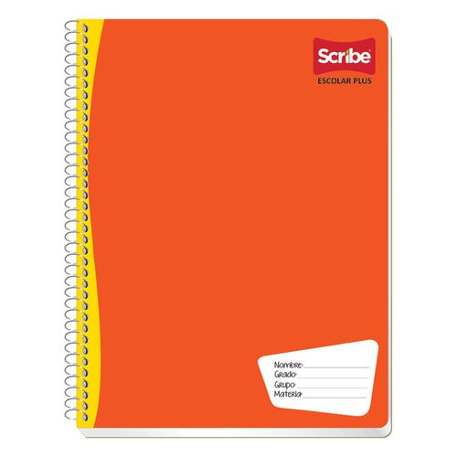 Cuaderno profesional Scribe blanco 100 hojas.