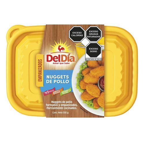 Nuggets con Pollo del Día Empanizados 500g