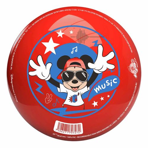 PELOTA PAYASO 4 TINTAS 1 CARA 8.5 DISNEY