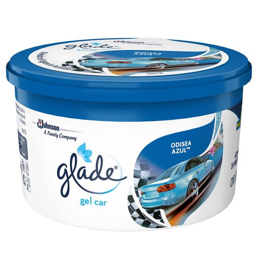 Aromatizante de Auto Glade Minigel Car Odisea Azul 70g